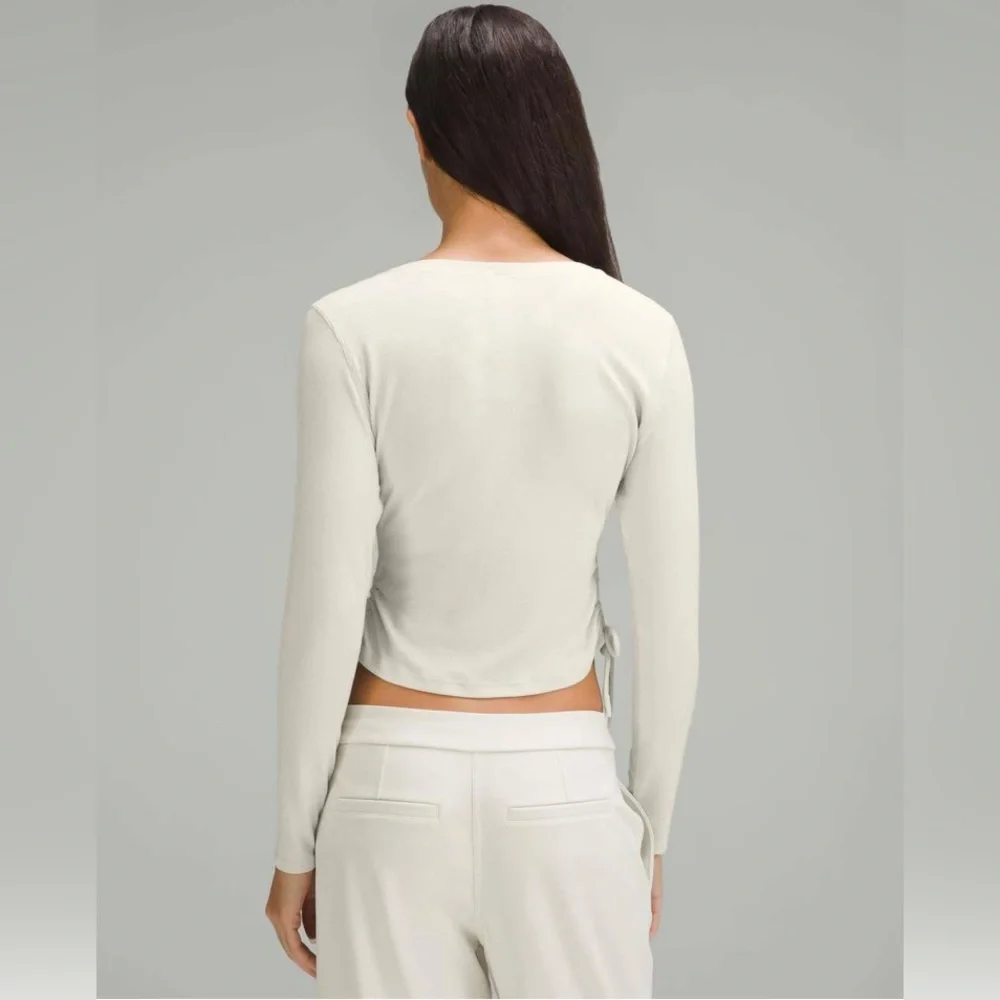 Lululemon Side-Cinch Ribbed Cardigan - Picture 3 of 14